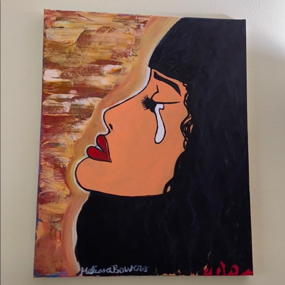This lovely canvas was made with love!